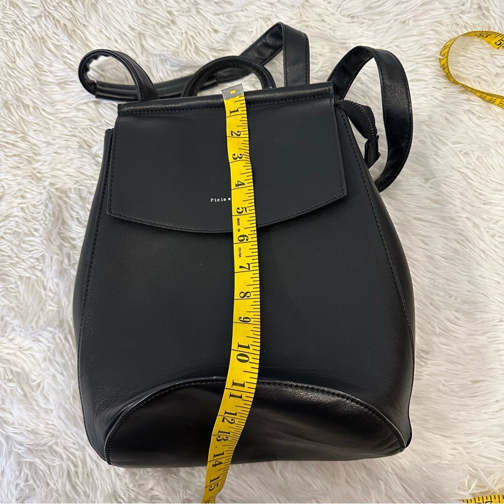 Pixie Mood Black Leather Back Pack - image 4